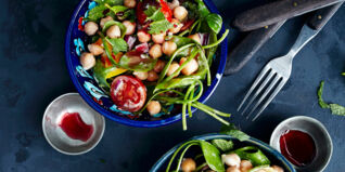 Erfrischender Kichererbsensalat Erfrischender Kichererbsensalat