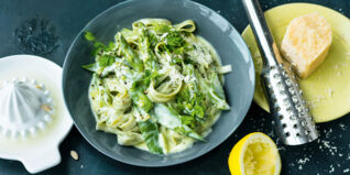 Grüne Gemüse-Pasta mit Zitronensauce Grüne Gemüse-Pasta mit Zitronensauce