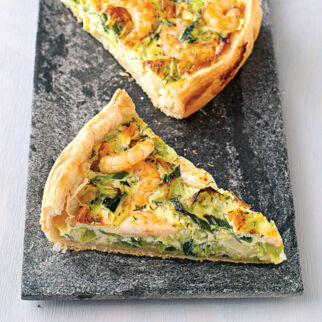 Garnelen-Lauch-Tarte Garnelen-Lauch-Tarte