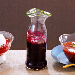 Johannisbeer-Ingwer-Sauce Johannisbeer-Ingwer-Sauce