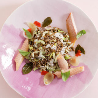 Linsensalat mit Räucherfisch Linsensalat mit Räucherfisch
