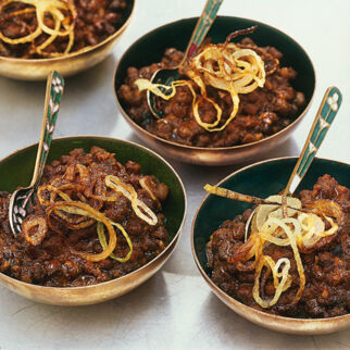 Schwarze Butterlinsen Schwarze Butterlinsen