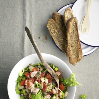 Weißer Bohnensalat Weißer Bohnensalat