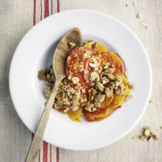 Süßkartoffel- Crumble Süßkartoffel- Crumble