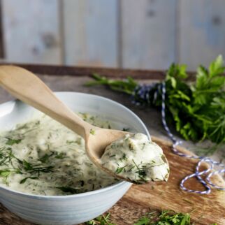 Soja-Remoulade mit Kala Namak Soja-Remoulade mit Kala Namak