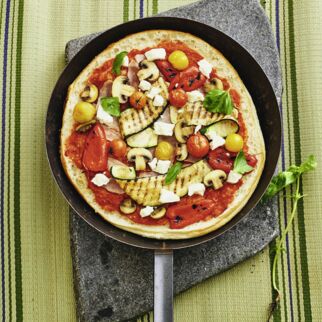 Pfannen-Pizza Pfannen-Pizza