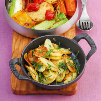 Bratkartoffeln mit Kräutern Bratkartoffeln mit Kräutern