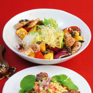 Fitness-Salat mit Putenfilet Fitness-Salat mit Putenfilet