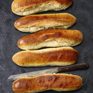 Hotdog-Brötchen Hotdog-Brötchen