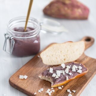 Ube-Kokos-Brotaufstrich Ube-Kokos-Brotaufstrich