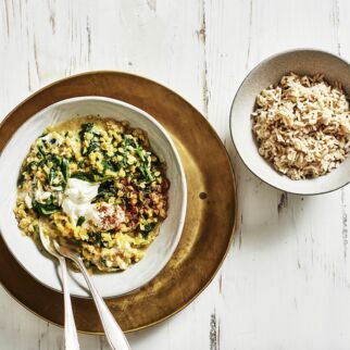 Rahm-Dal mit Spinat Rahm-Dal mit Spinat