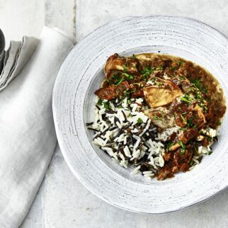 Steinpilzragout mit Cognac Steinpilzragout mit Cognac