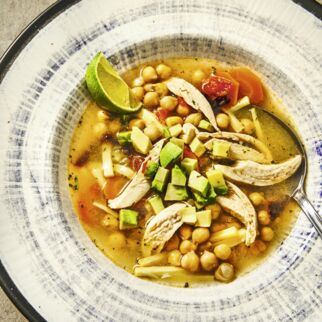 Hühnersuppe mit Kichererbsen Hühnersuppe mit Kichererbsen