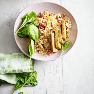 Quinoasalat mit Tofu Quinoasalat mit Tofu