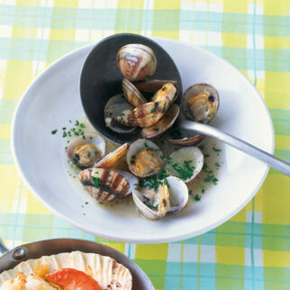 Venusmuscheln in Weißwein Venusmuscheln in Weißwein