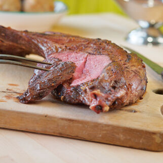 Rehschulter mit Wacholderrahm Rehschulter mit Wacholderrahm