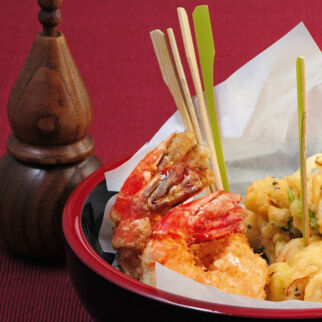 Kokos-Garnelen-Tempura Kokos-Garnelen-Tempura