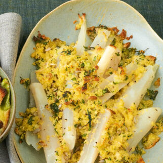 Schwarzwurzeln mit Hirsekruste Schwarzwurzeln mit Hirsekruste