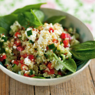Bulgursalat mit Spinat Bulgursalat mit Spinat