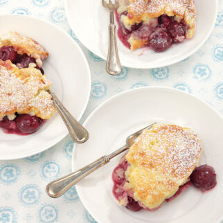 Reisauflauf mit Zimtkirschen Reisauflauf mit Zimtkirschen