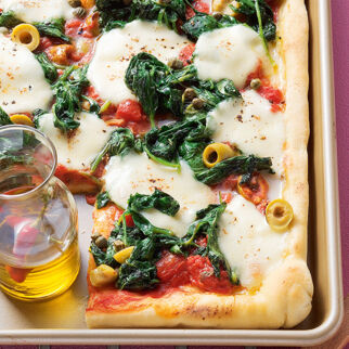 Spinatpizza Spinatpizza