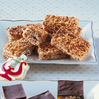 Erdnuss-Schnitten Erdnuss-Schnitten