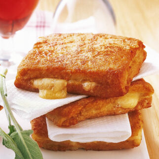 Gebackener Mozzarella Gebackener Mozzarella