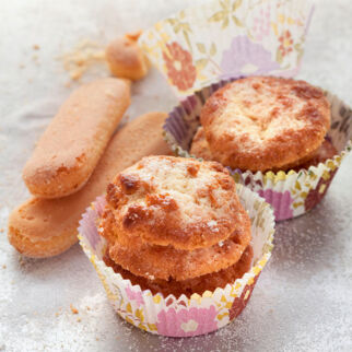 Karamellisierte Löffelbiskuit-Rondos Karamellisierte Löffelbiskuit-Rondos