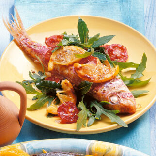 Rotbarben aus dem Ofen Rotbarben aus dem Ofen