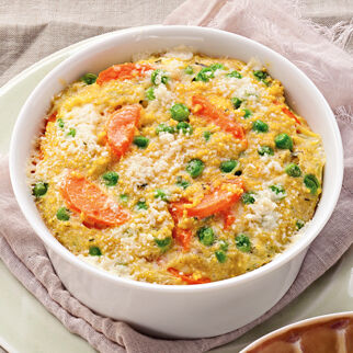 Schneller Hirse-Möhren-Auflauf Schneller Hirse-Möhren-Auflauf