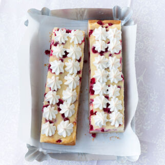 Johannisbeer-Baiser-Käsekuchen Johannisbeer-Baiser-Käsekuchen