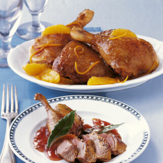 Ente mit Orangen Ente mit Orangen