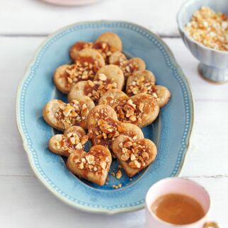 Cashew-Karamell-Herzen Cashew-Karamell-Herzen