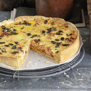 Kürbis-Tomaten-Quiche Kürbis-Tomaten-Quiche