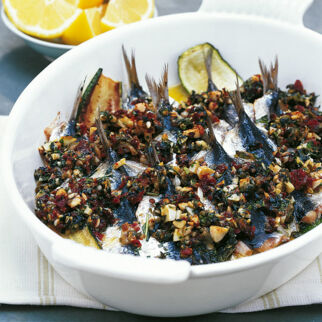 Sardinen aus dem Ofen Sardinen aus dem Ofen