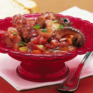 Geschmorter Oktopus Geschmorter Oktopus