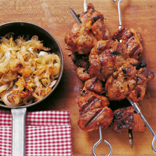 Pikant marinierter Spießbraten Pikant marinierter Spießbraten