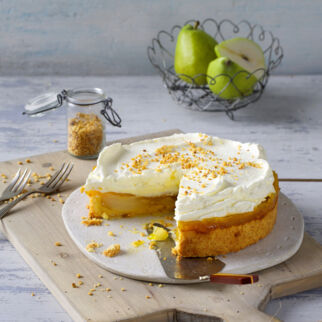 Birnen-Maracuja-Torte Birnen-Maracuja-Torte