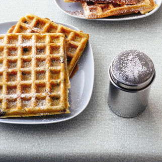 Rumrosinen-Waffeln Rumrosinen-Waffeln