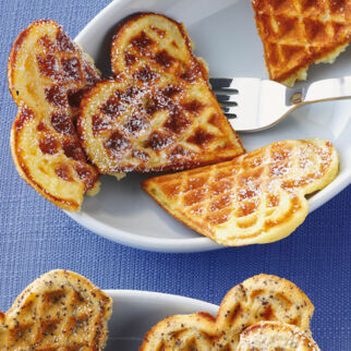 Zitronen-Quark-Waffeln Zitronen-Quark-Waffeln