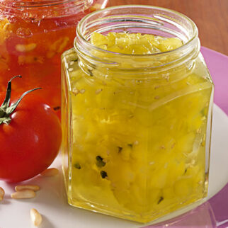 Grüne Tomatenkonfitüre Grüne Tomatenkonfitüre