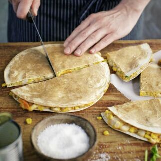 Kürbis-Quesadillas Kürbis-Quesadillas