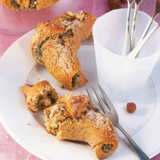 Quarkhörnchen mit Mohn Quarkhörnchen mit Mohn