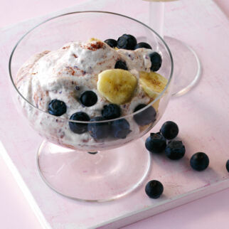 Bananen mit Quark-Sahne Bananen mit Quark-Sahne