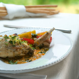 Kaninchen in Weißwein Kaninchen in Weißwein