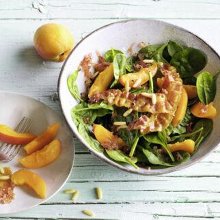 Spinat-Aprikosen-Salat Spinat-Aprikosen-Salat