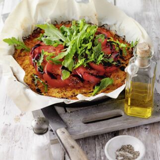 Kürbis-Pizza mit Rucola Kürbis-Pizza mit Rucola