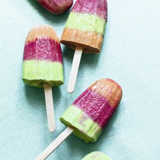 Regenbogen-Popsicles Regenbogen-Popsicles