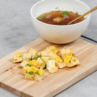 Eierstich aus der Mikrowelle Eierstich aus der Mikrowelle