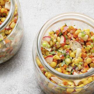 Gelber Linsensalat Gelber Linsensalat